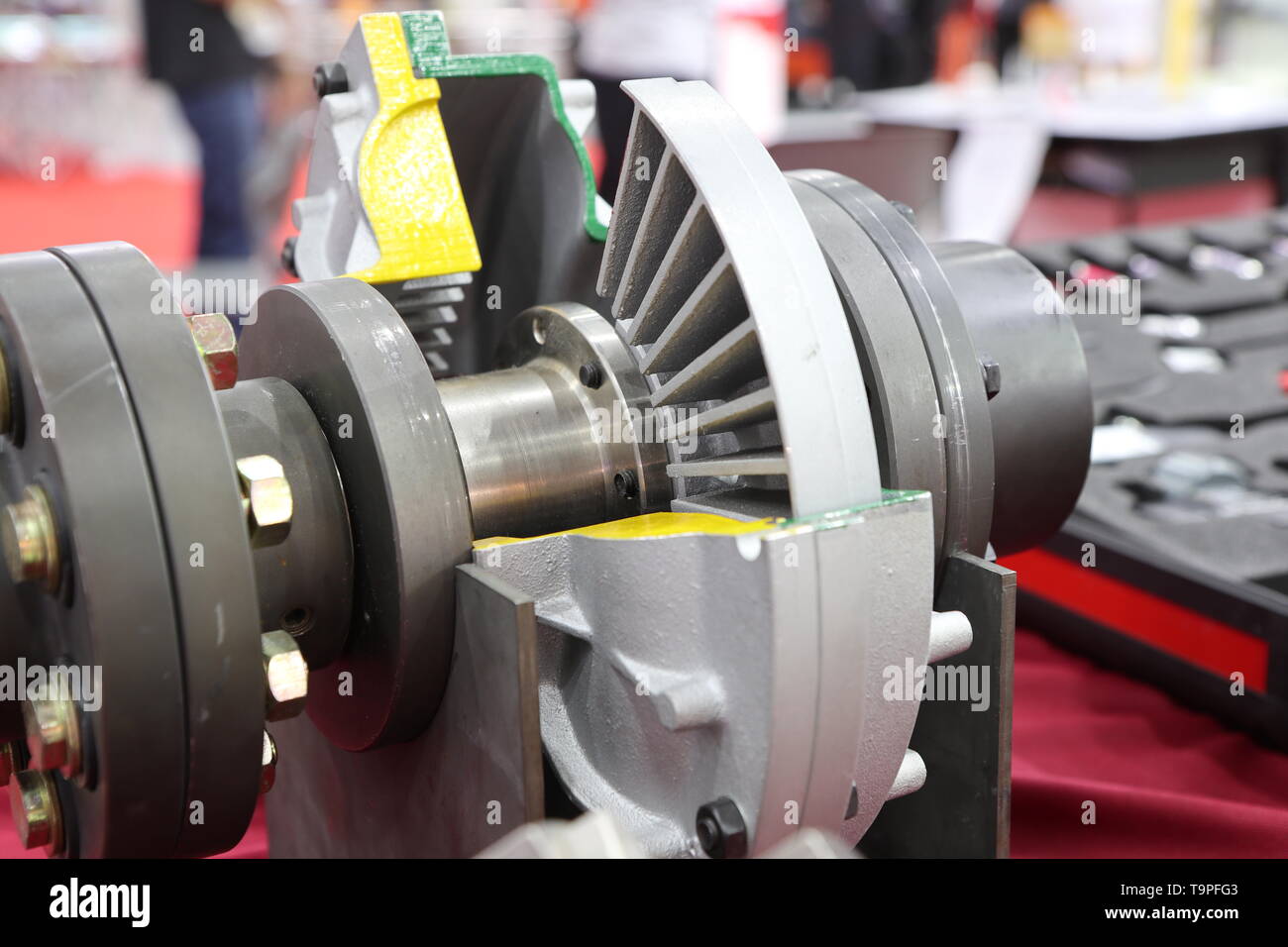 The Fluid Coupling for transmission motor power Stock Photo Alamy