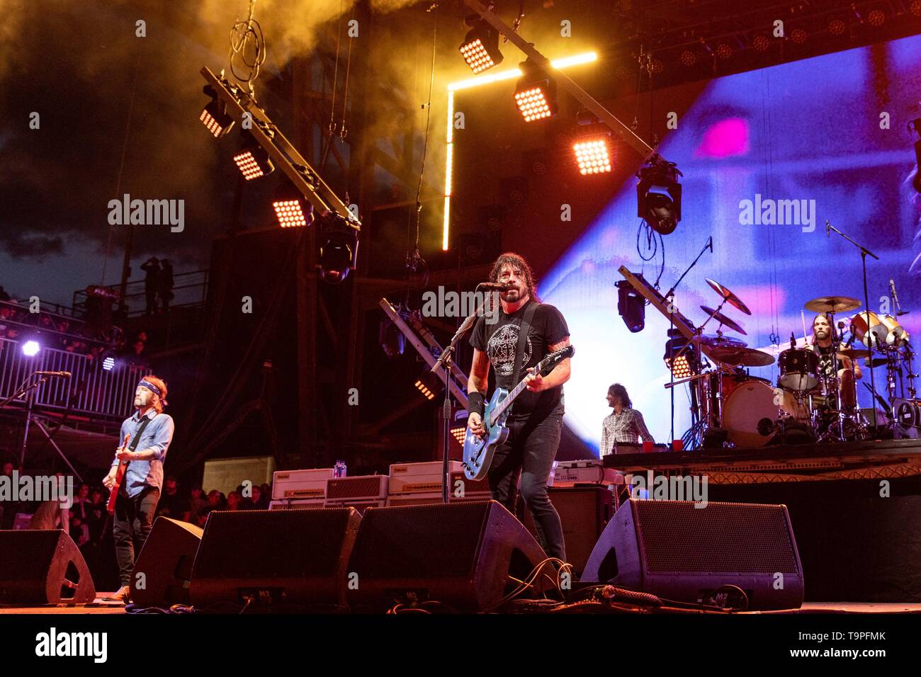 May 19, 2019 Columbus, Ohio, U.S CHRIS SHIFLETT, DAVE GROHL, RAMI