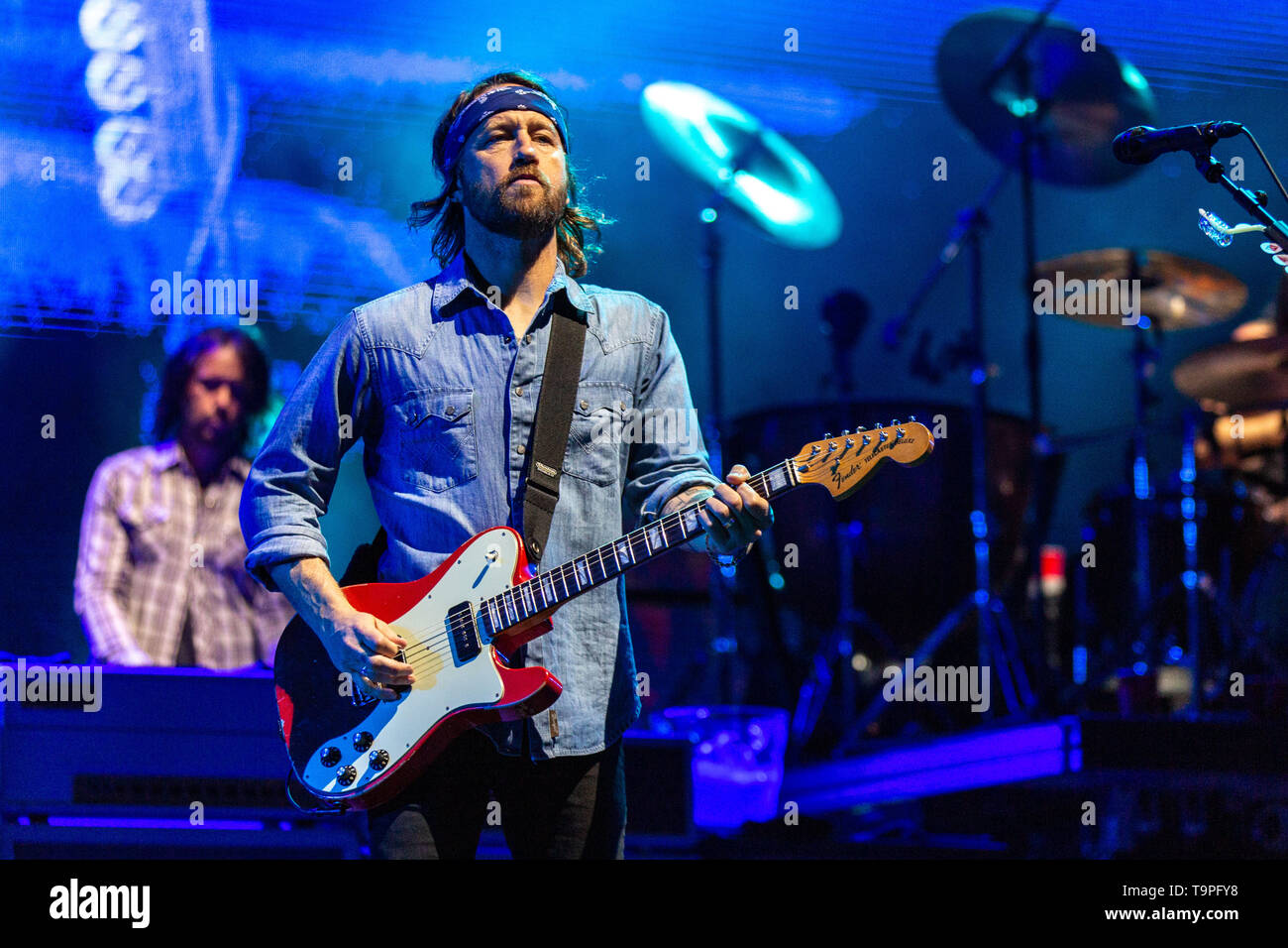 May 19, 2019 Columbus, Ohio, U.S RAMI JAFFEE and CHRIS SHIFLETT of Foo Fighters during the