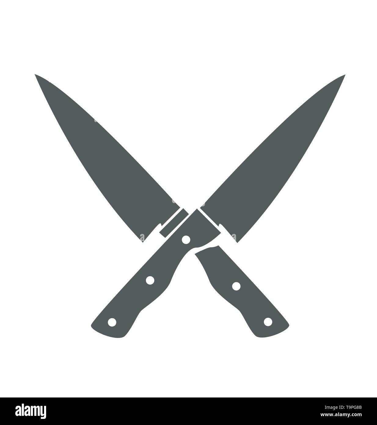 Knife Icon vector illustration Stock Vector Image & Art - Alamy