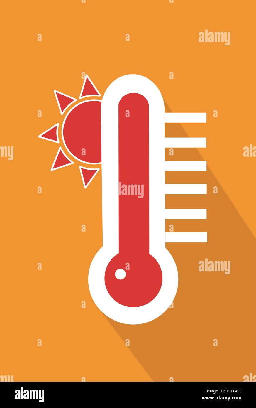 Mercury rising thermometer Stock Vector Images - Alamy