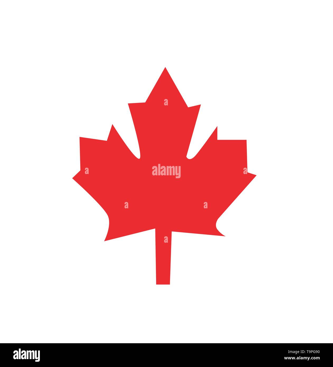 maple leaf illustration vector Stock Vector Image & Art - Alamy