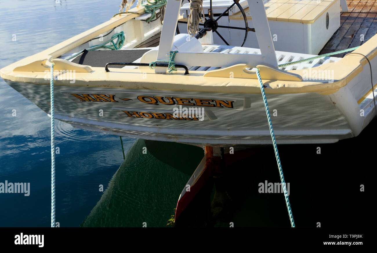 The ketch May Queen was built in 1865 at Franklin on the Huon River and