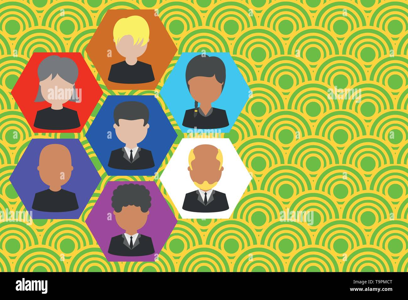 Pictures frames chief executive and staff. Organization employees