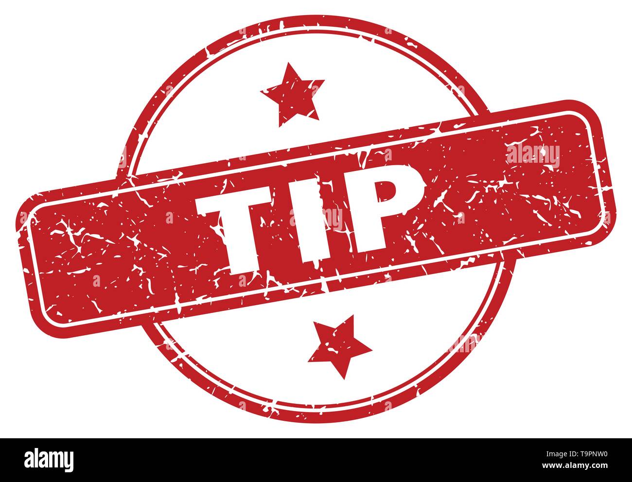tip vintage round isolated stamp Stock Vector Image & Art - Alamy