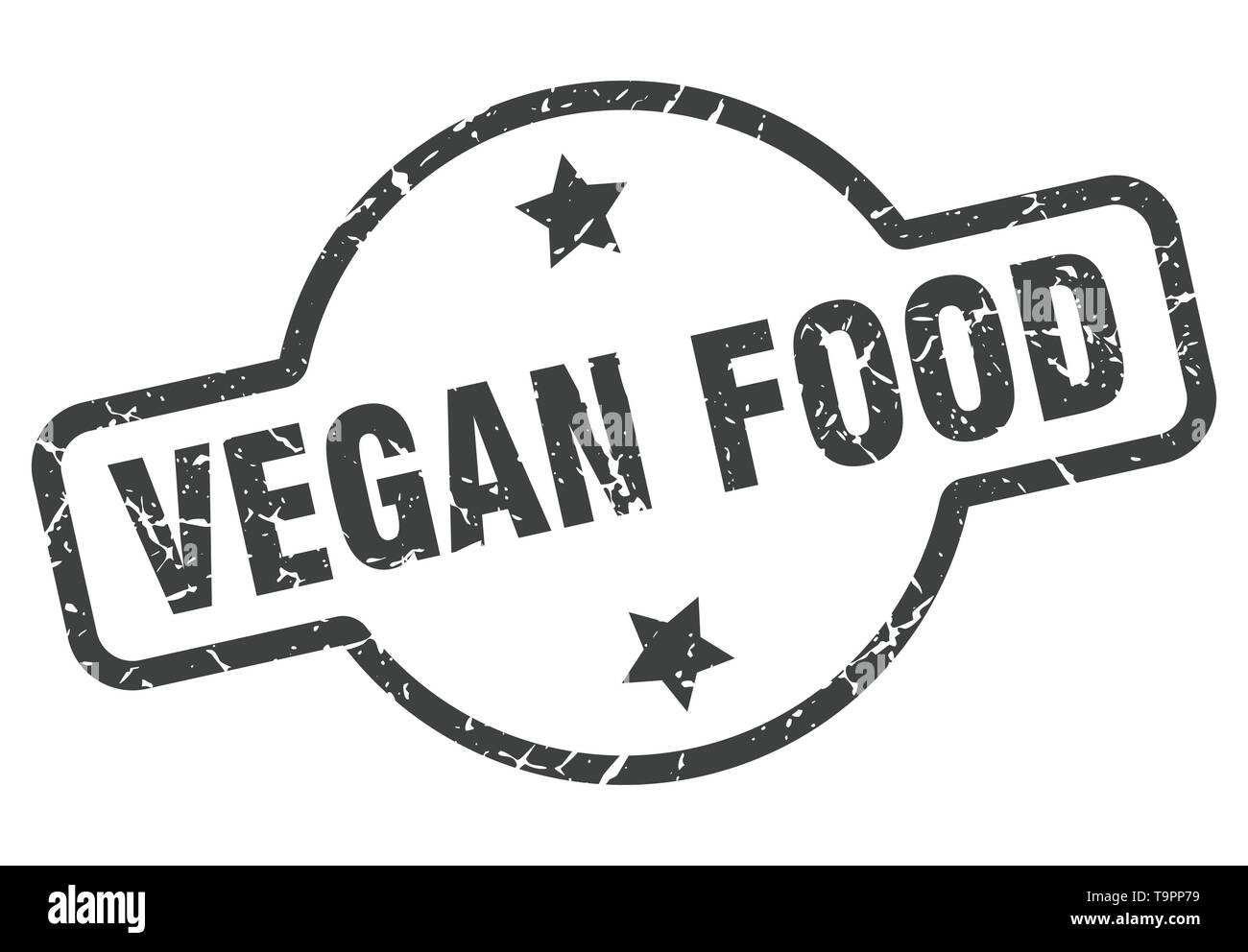 vegan food vintage round isolated stamp Stock Vector Image & Art - Alamy
