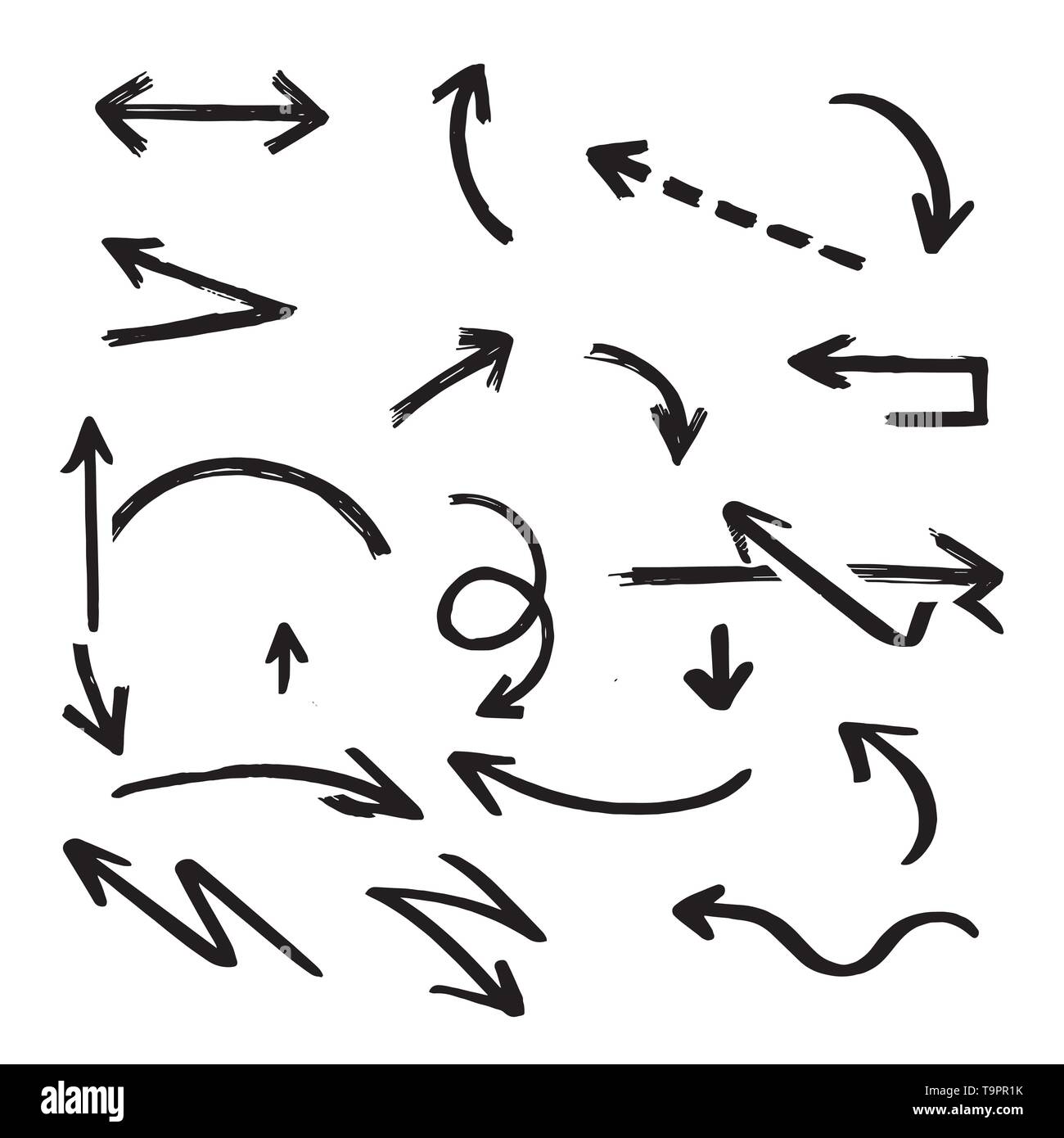 Arrows vector collection on a white background Stock Vector Image & Art ...