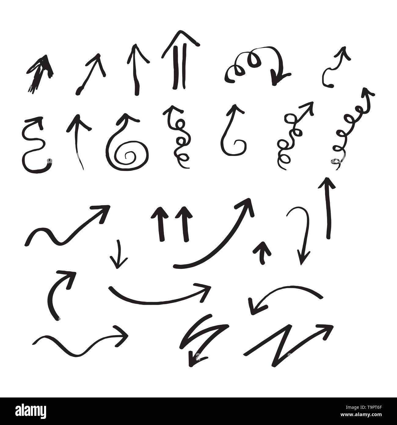 Arrows vector collection on a white background Stock Vector Image & Art ...