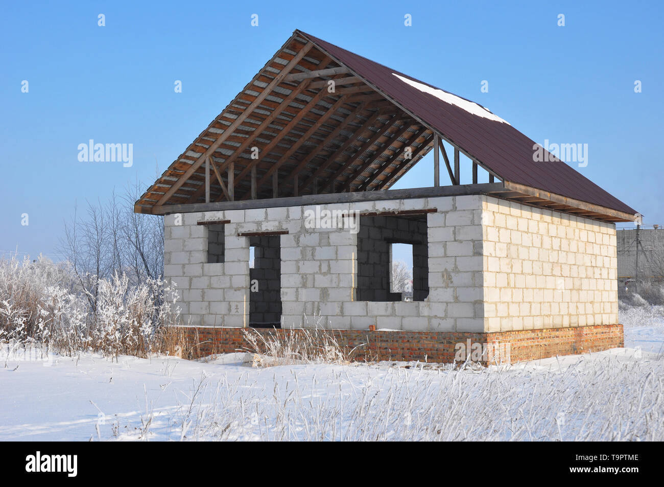 Aerated Concrete Block High Resolution Stock Photography And Images Alamy