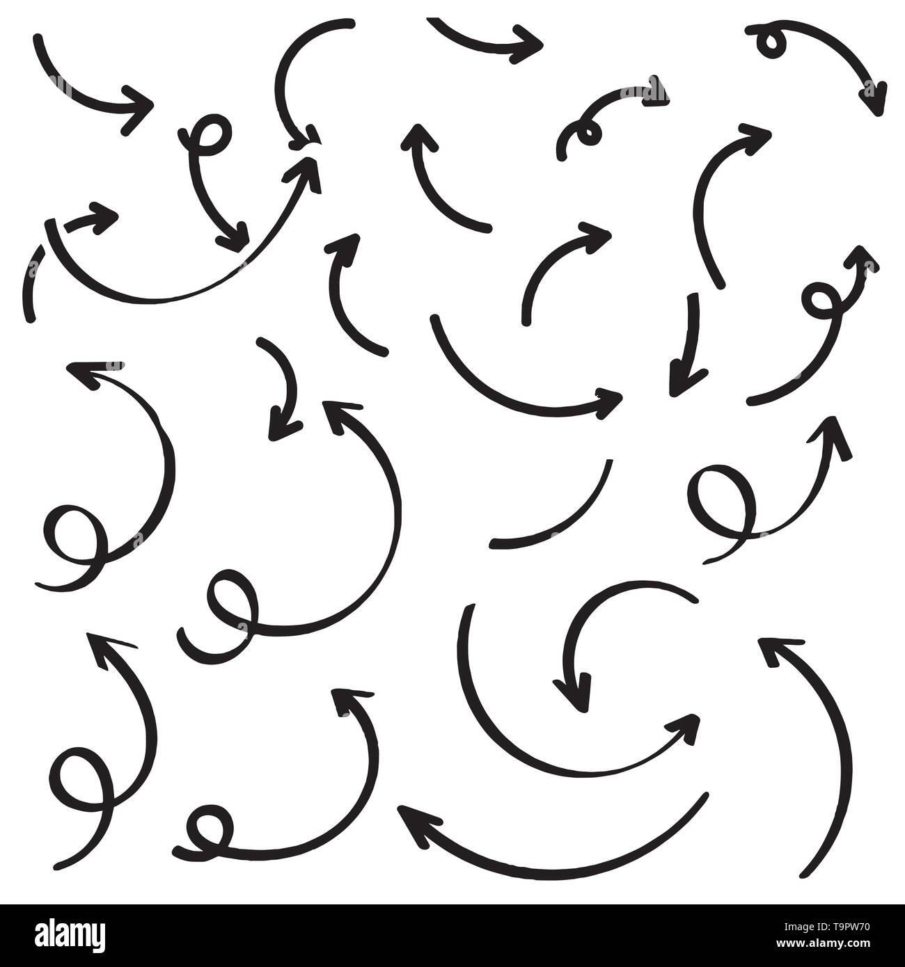 Arrows vector collection on a white background Stock Vector Image & Art ...