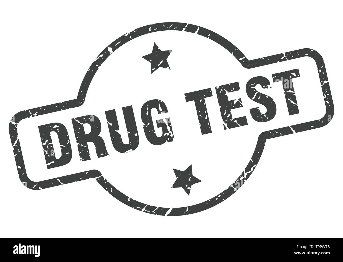 drug test vintage round isolated stamp Stock Vector Image & Art Alamy