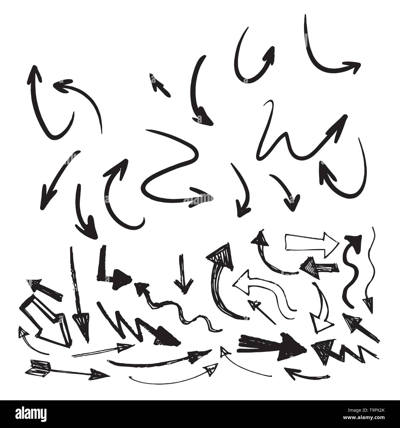 Arrows vector collection on a white background Stock Vector Image & Art ...