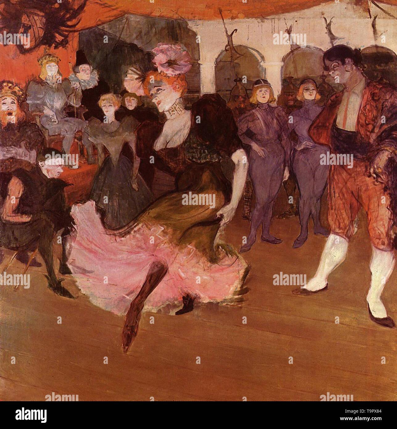 Henri de Toulouse-Lautrec - marcelle lender dancing bolero chilperic 1895 Stock Photo