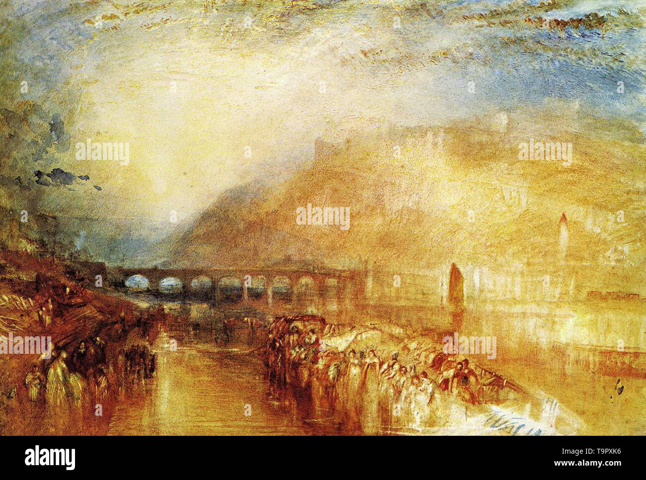 Pluie, Vapeur et Vitesse de Joseph Mallord William Turner en poster, tableau sur toile et plus