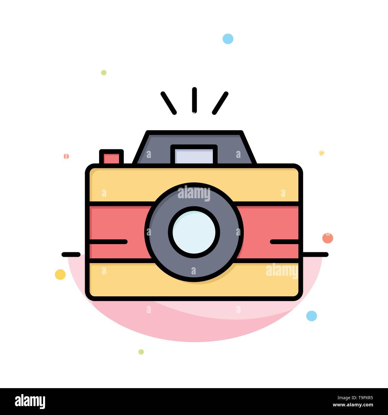 Photography Flat Flat Vector Icon Premium Vector