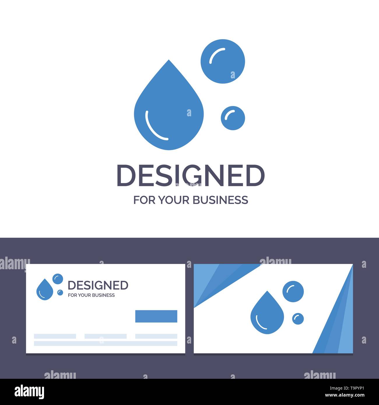 Creative Business Card and Logo template Fatty Acid, Fish Oil, Healthy