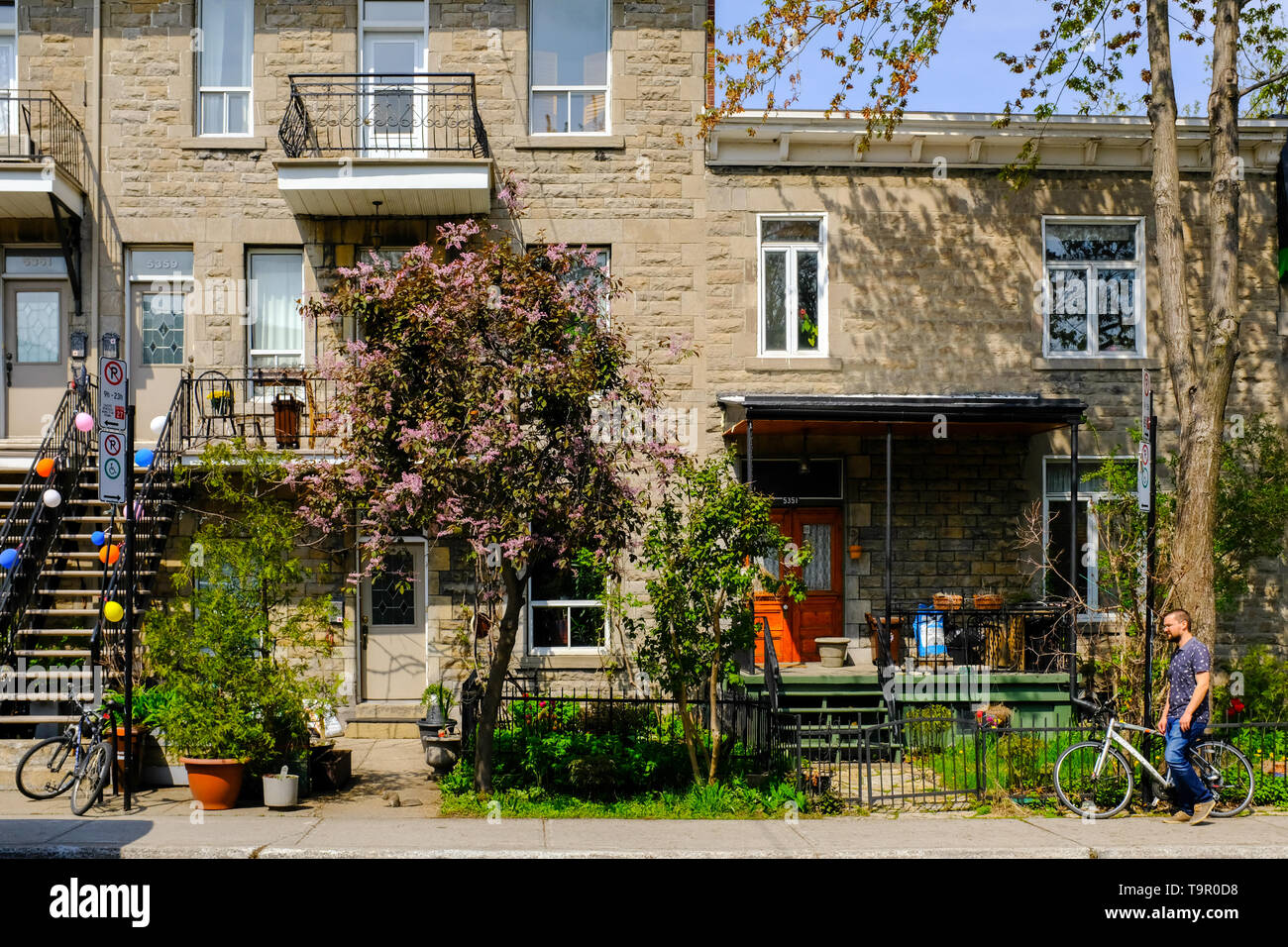 Mile End , Montreal Stock Photo Alamy
