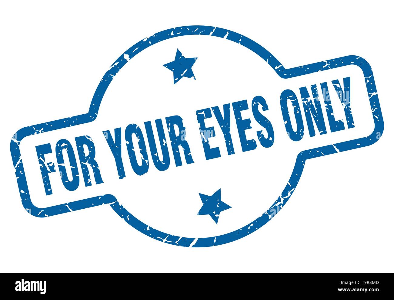 for your eyes only vintage stamp. for your eyes only sign Stock Vector