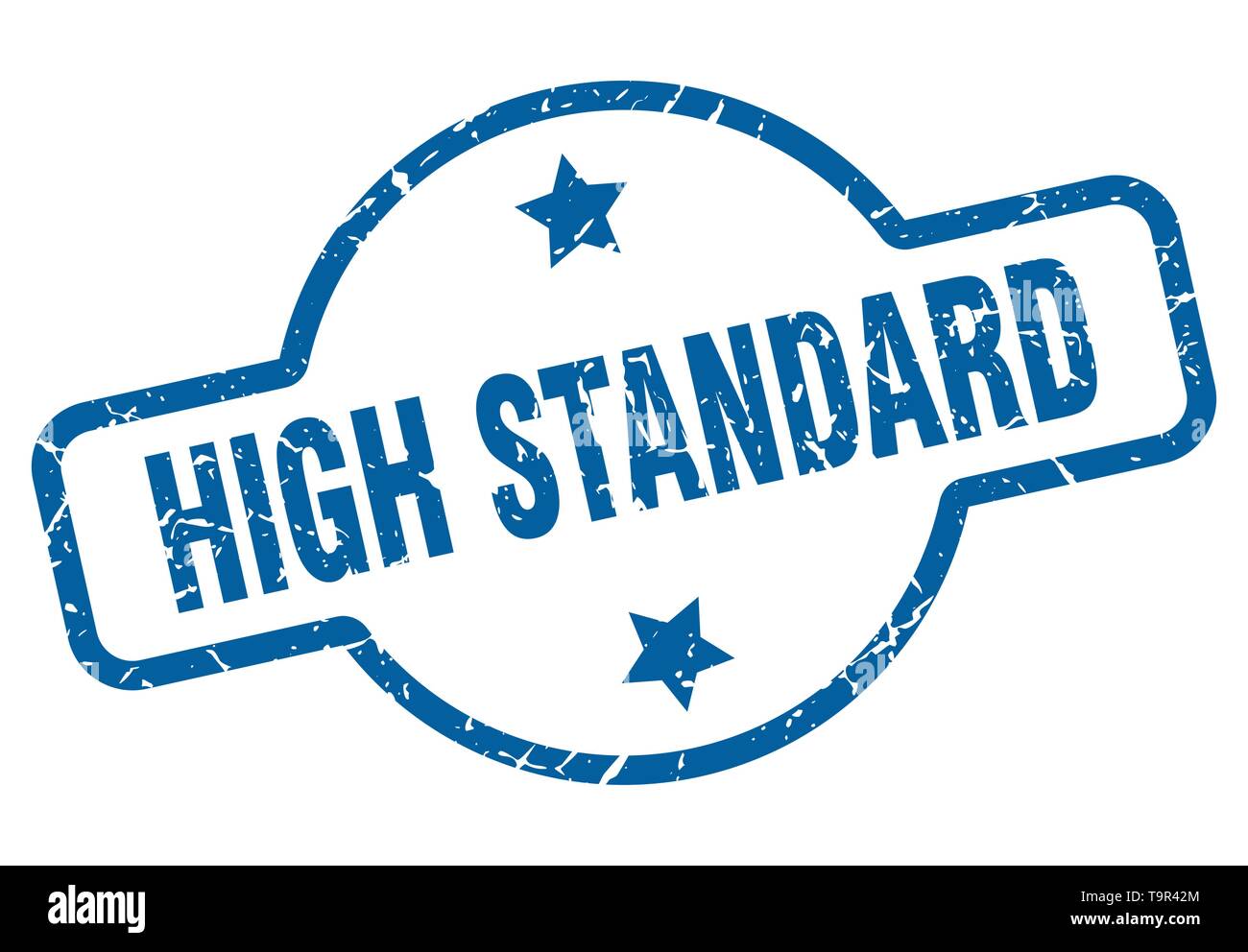 high standard vintage stamp. high standard sign Stock Vector Image ...
