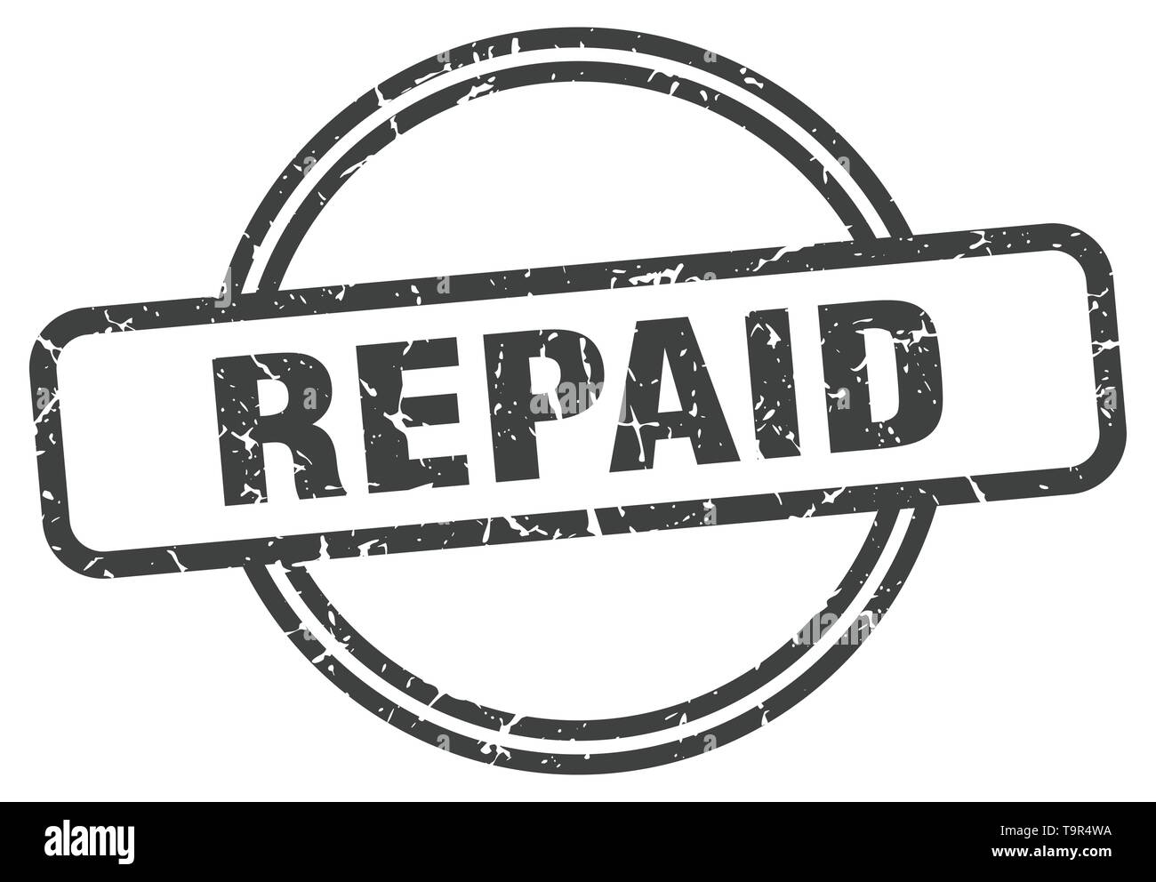 Repaid repaid vintage stamp. repaid sign Stock Vector Image & Art - Alamy