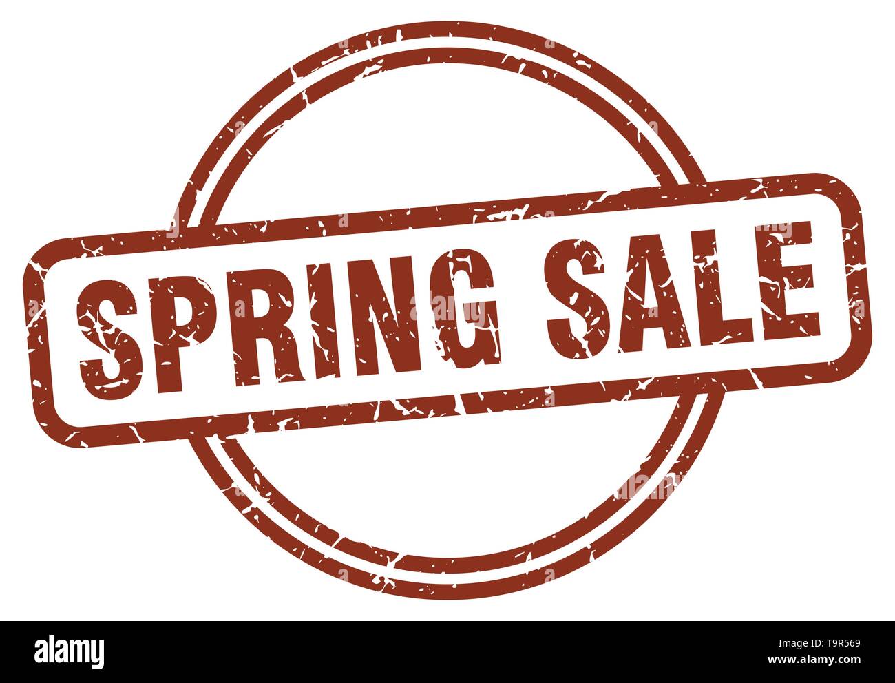 spring sale stamp isolated on white Stock Vector Image & Art - Alamy