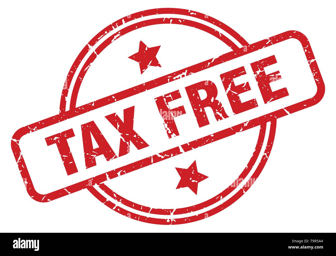 tax free round grunge isolated stamp Stock Vector Image & Art - Alamy