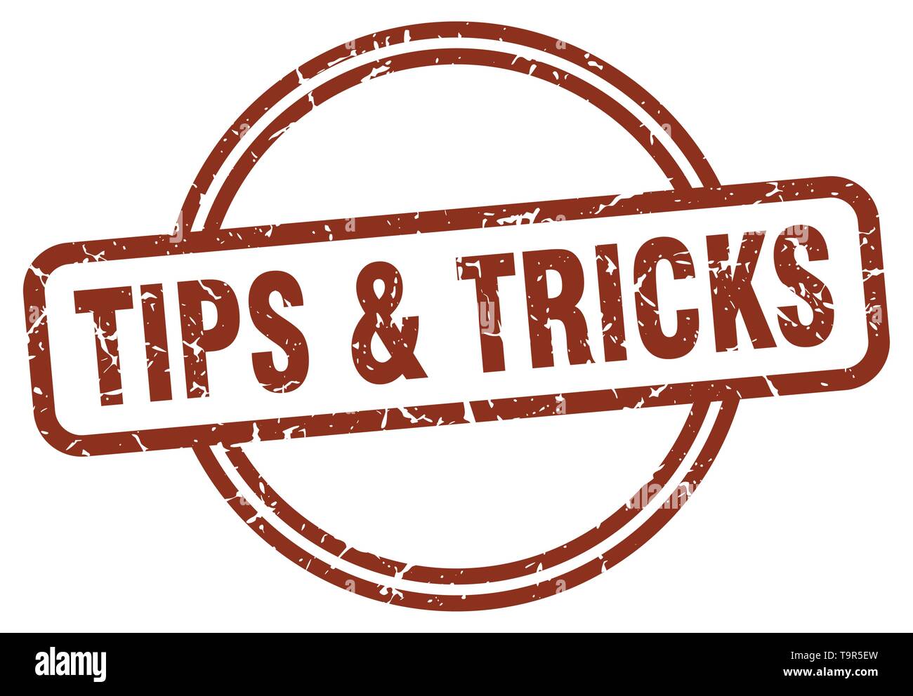 tips & tricks stamp isolated on white Stock Vector Image & Art - Alamy