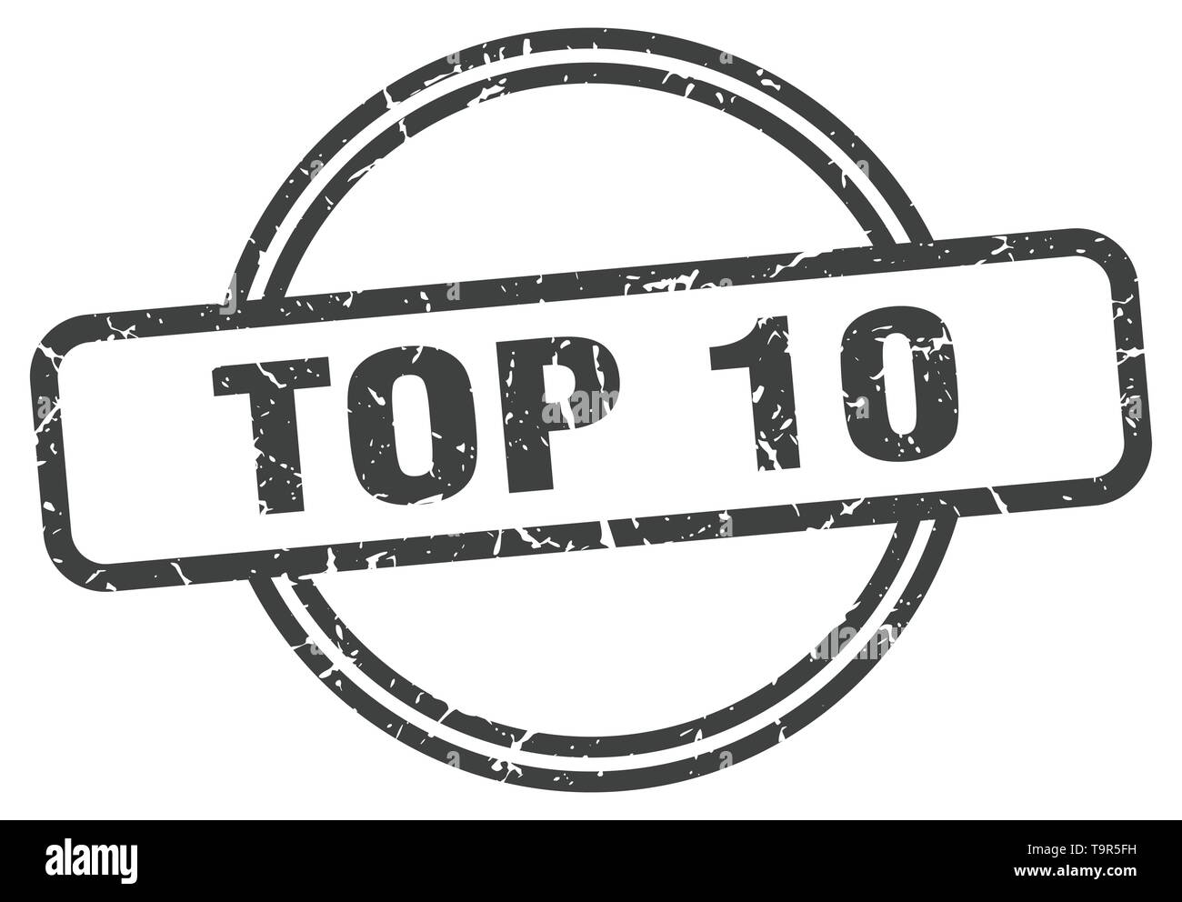 top 10 vintage stamp. top 10 sign Stock Vector Image & Art - Alamy