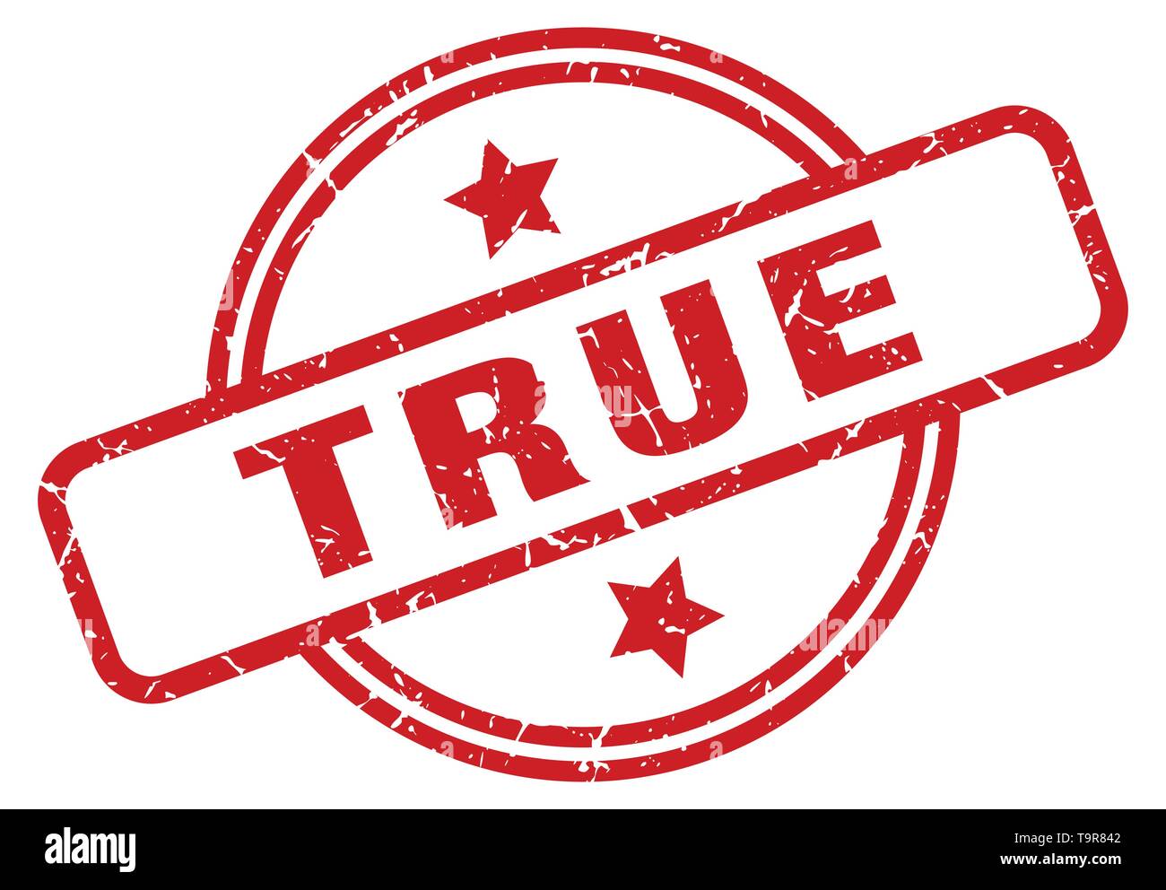 true round grunge isolated stamp Stock Vector Image & Art - Alamy