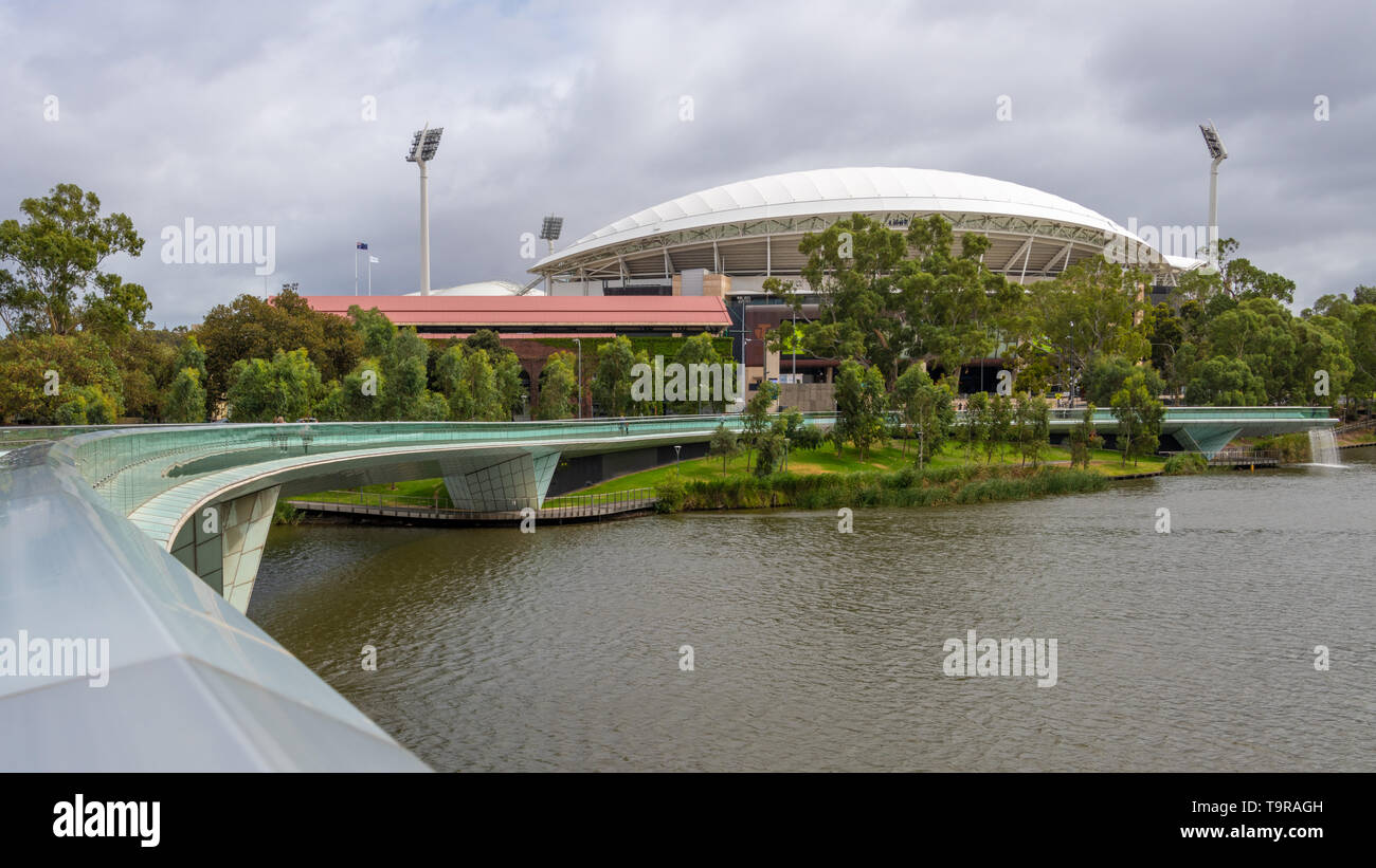 Adelaide Oval Cricket Ground Stock Photo