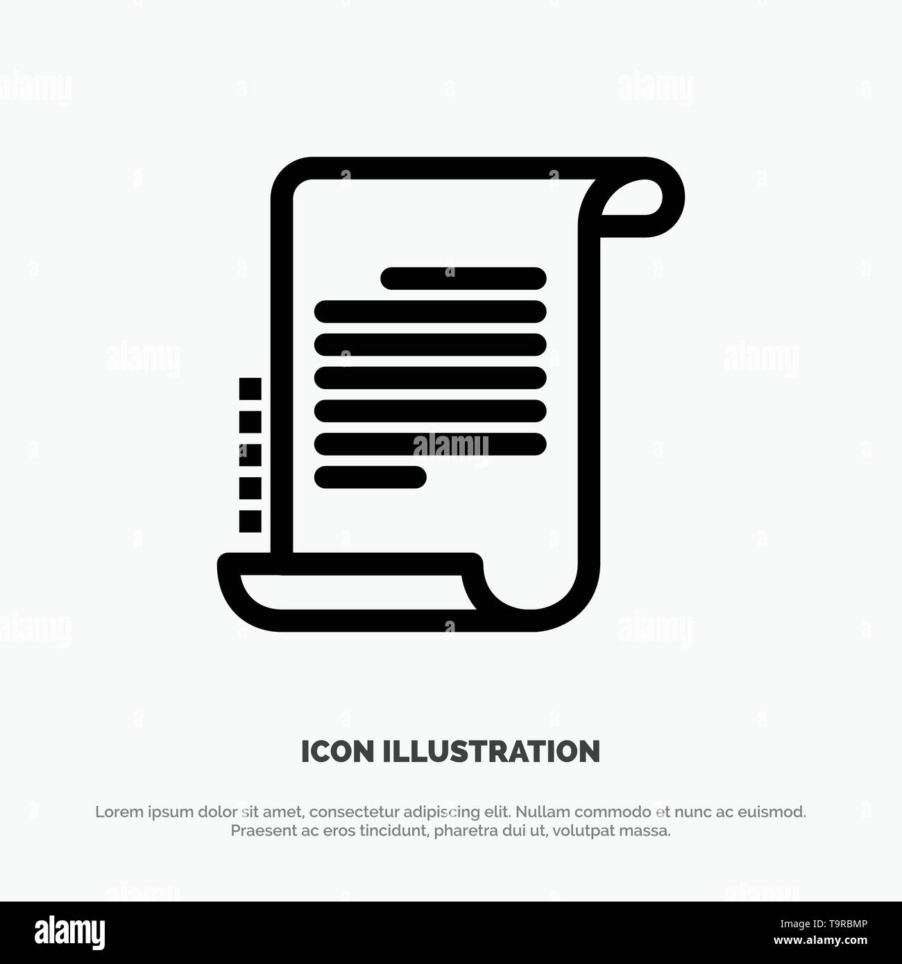 Screenplay icon vector vectors hi-res stock photography and images - Alamy
