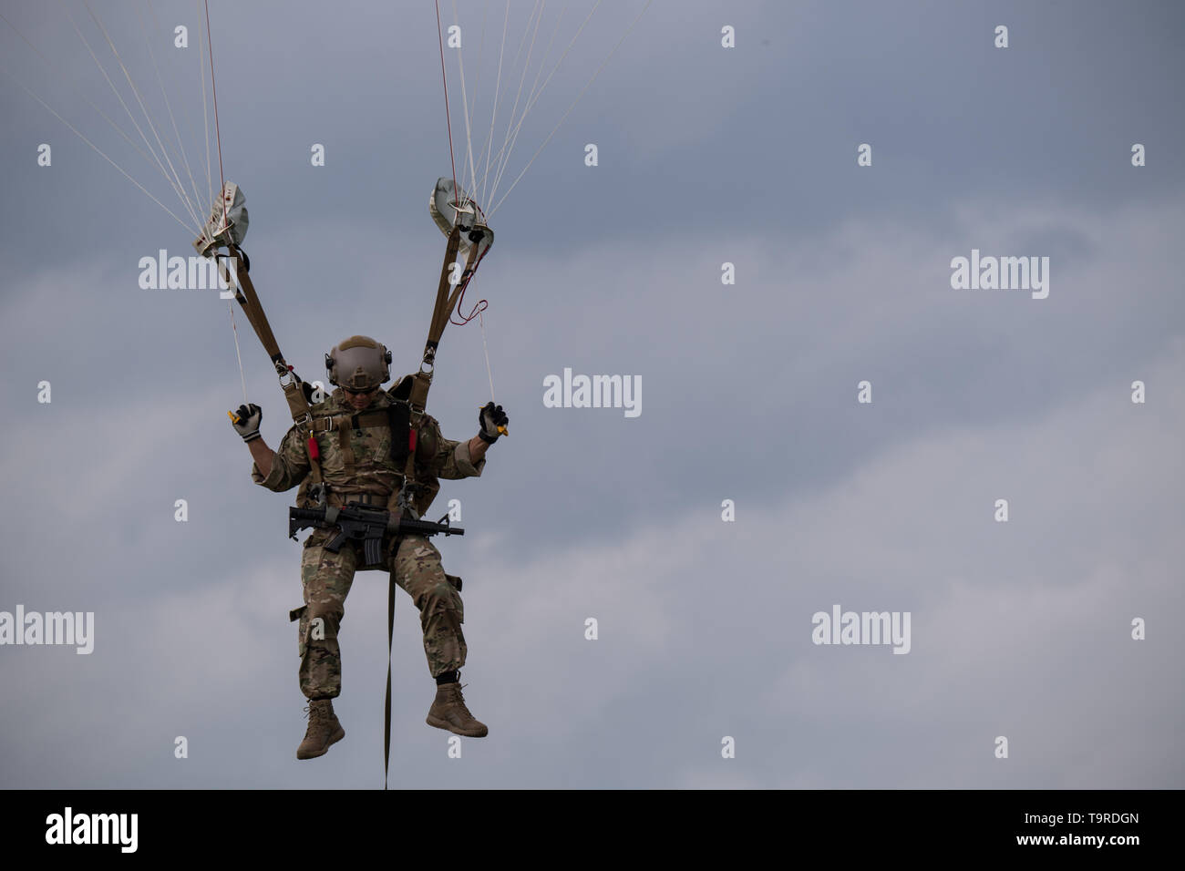 A Soldier, from the U.S. Army Special Operations Command Black Daggers