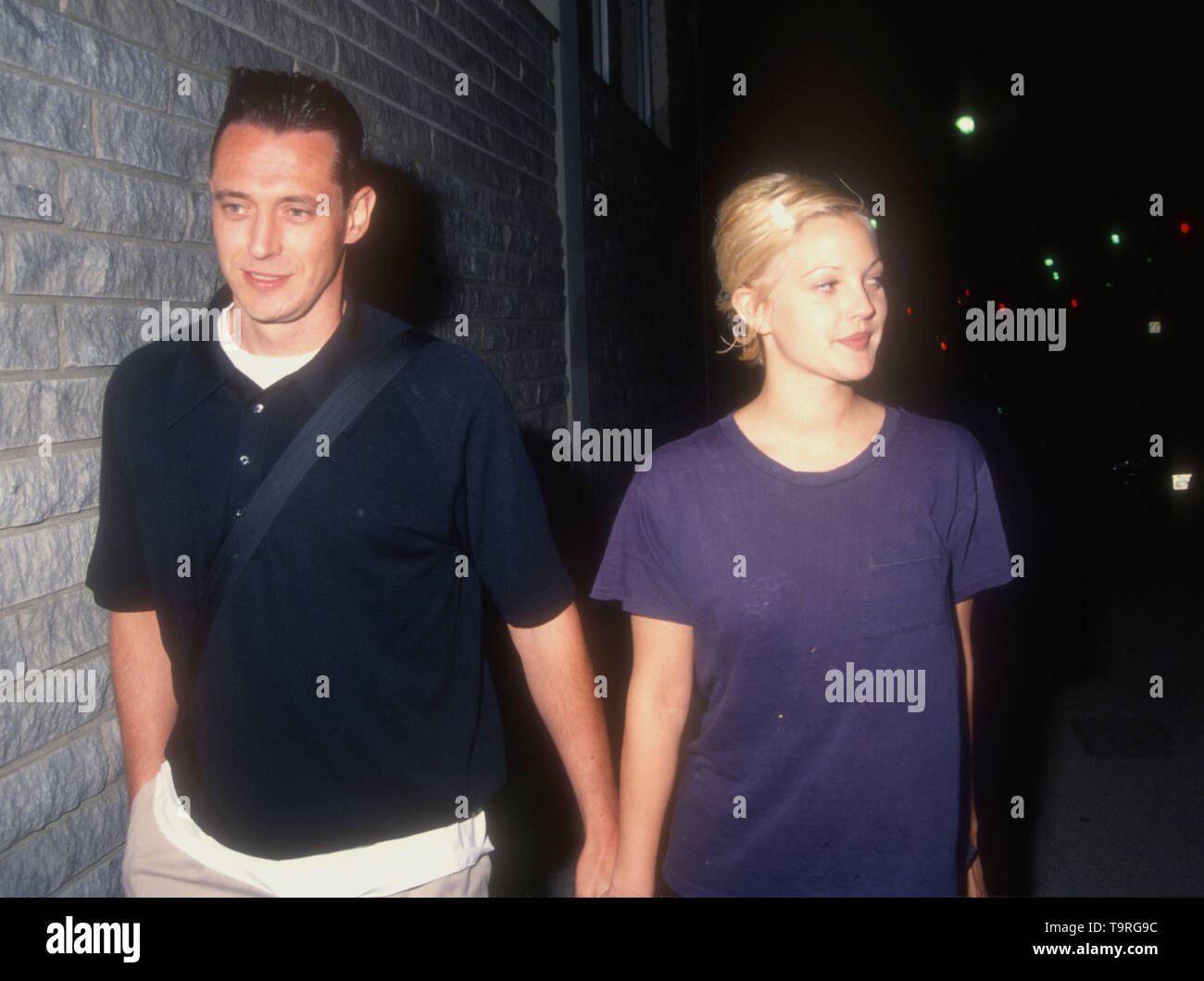 Los Angeles, California, USA 19th April 1994 Actress Drew Barrymore and husband Jeremy Thomas attend 20th Century Fox' 'Bad Girls' Premiere on April 19, 1994 in Los Angeles, California, USA. Photo by Barry King/Alamy Stock Photo Stock Photo