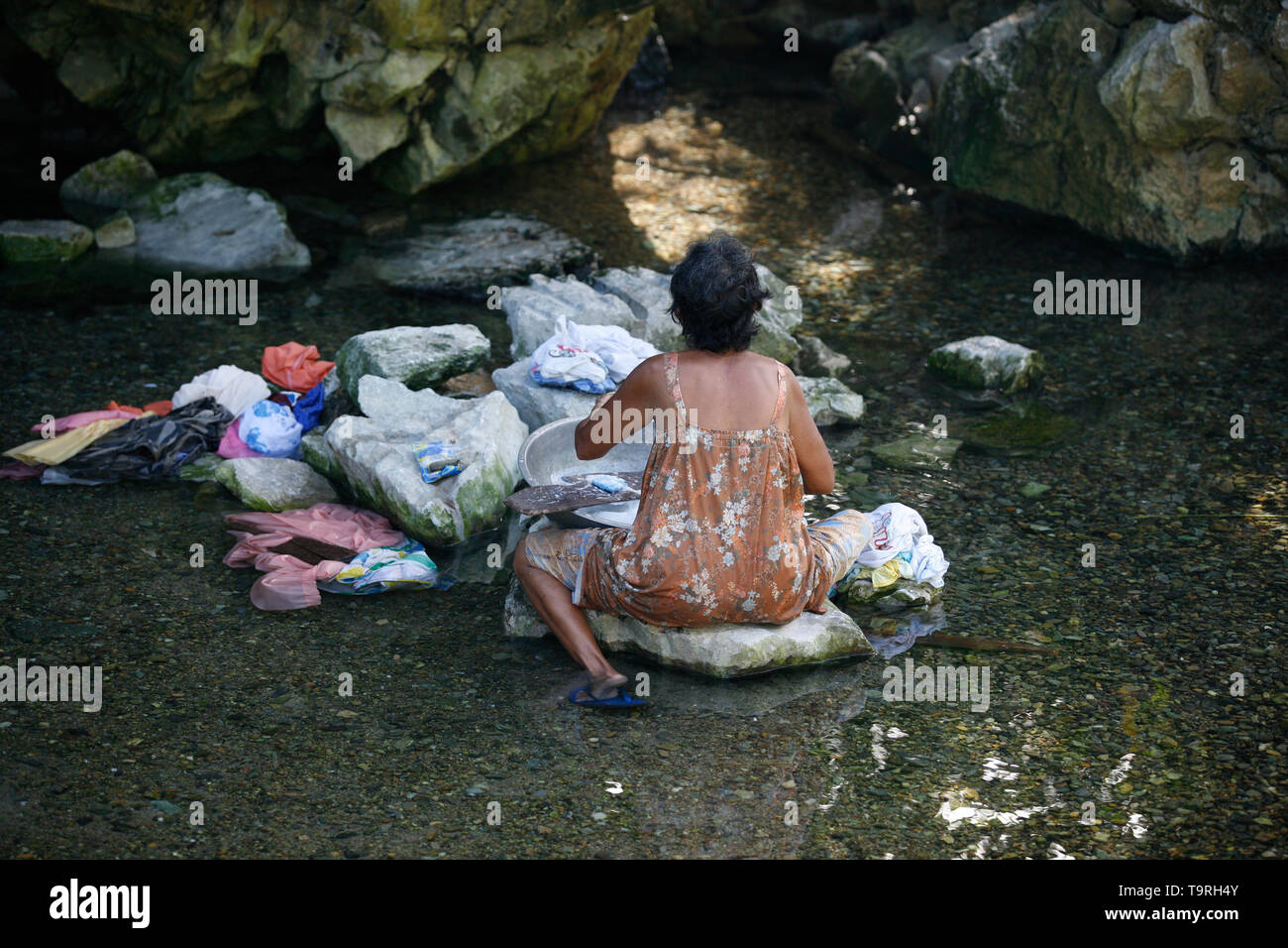 Katiklan, Philippines October 24, 2008 Filipino elderly woman