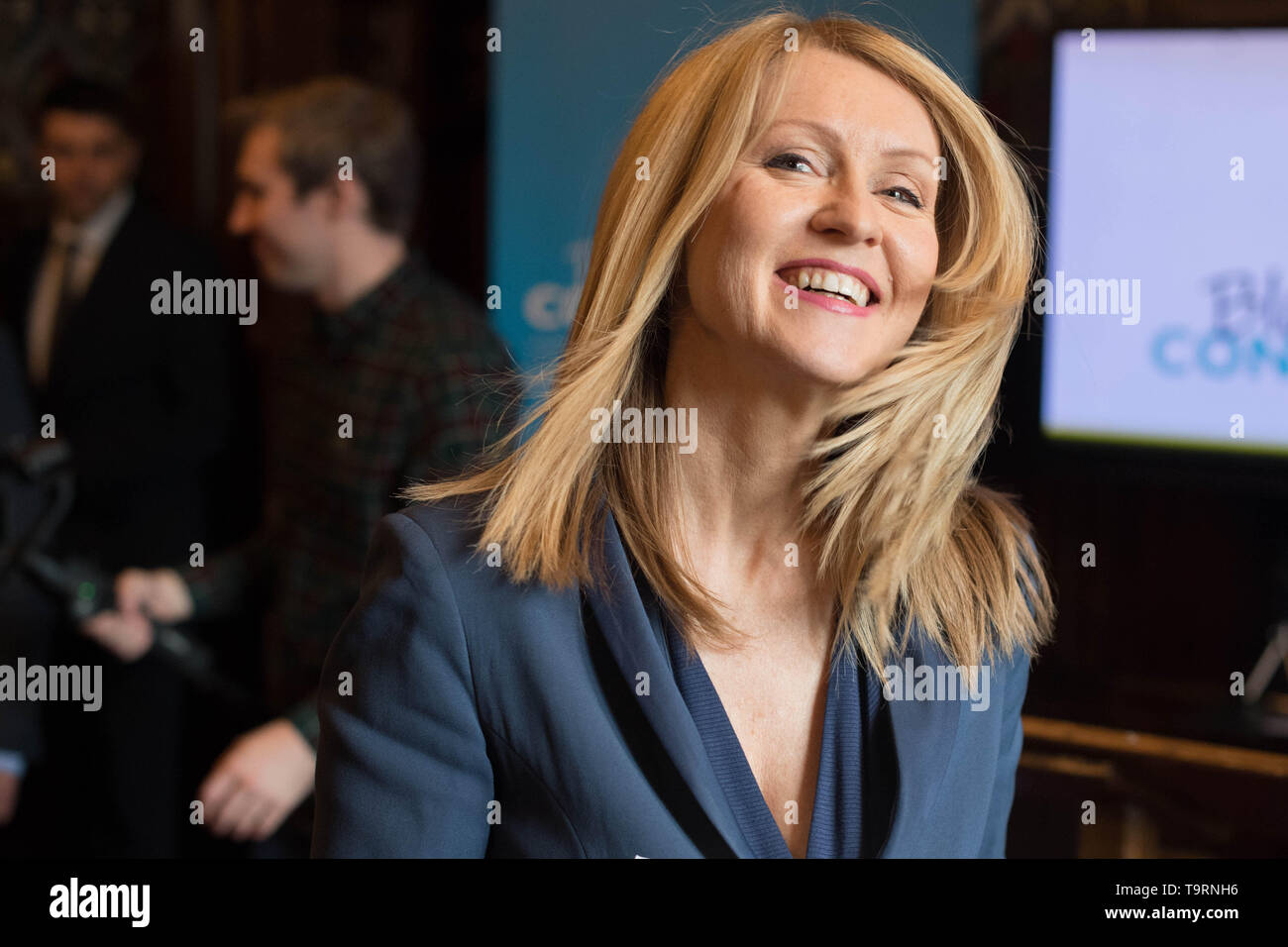 Former cabinet minister, Esther McVey, launches Blue Collar Conservatism at the Houses of Parliament in London today. Stock Photo