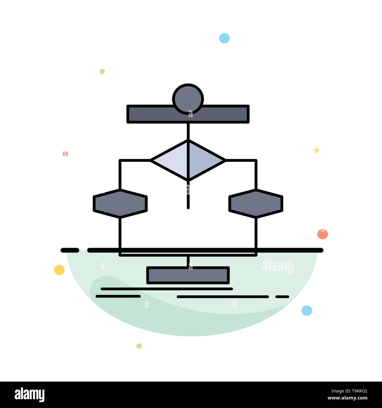 Abstract flowchart diagram computer program hi-res stock photography ...