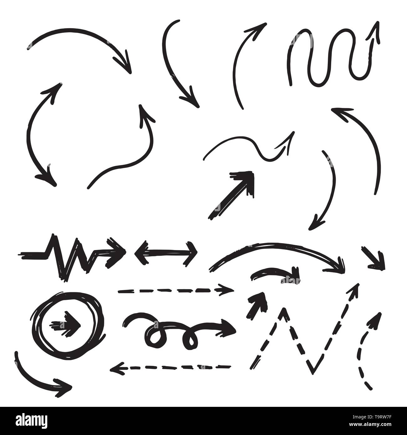 Arrows vector collection on a white background Stock Vector Image & Art ...