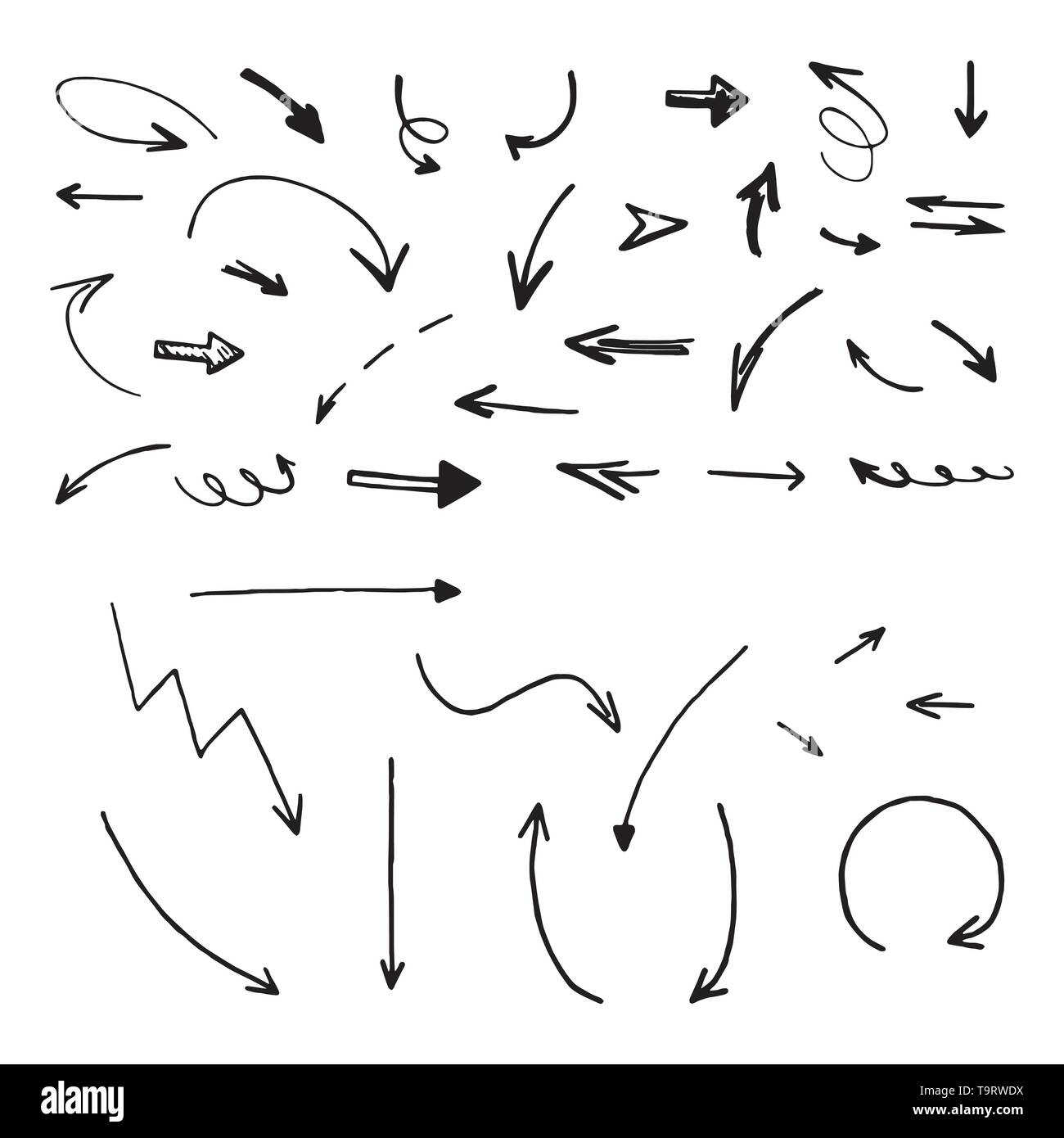 Arrows vector collection on a white background Stock Vector Image & Art ...