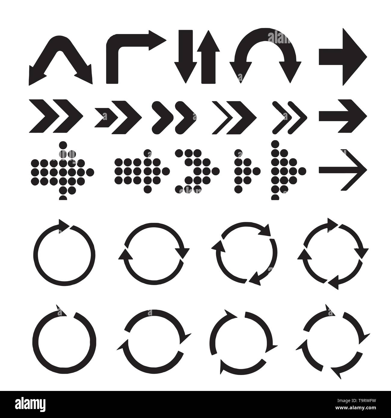 Arrows vector collection on a white background Stock Vector Image & Art ...