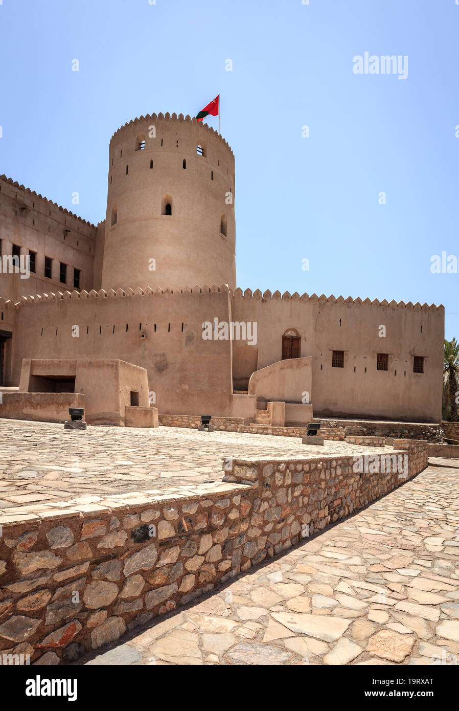 Historic Rustaq Fort in the city of Rustaq, Oman Stock Photo Alamy