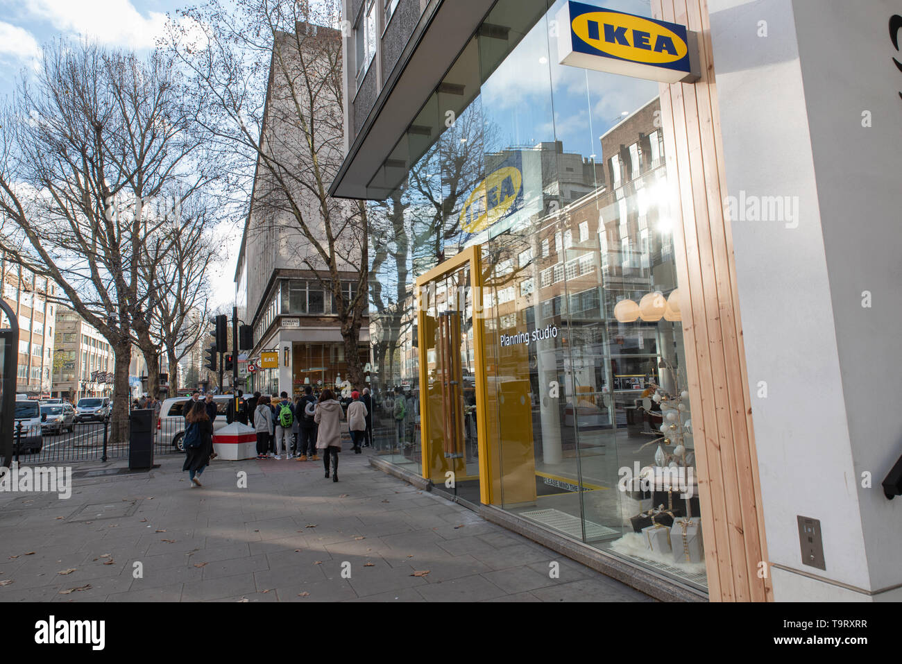 IKEA has opened a new store in central London - in Tottenham Court Road - called Design Studio, London, 30th November 2018. Stock Photo