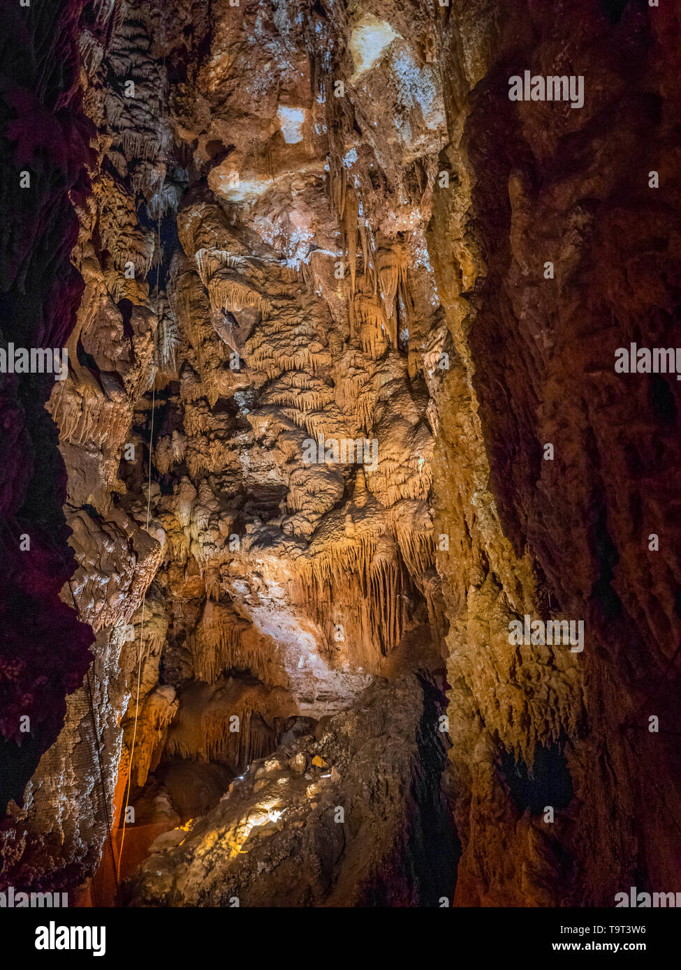 Jama Baredine, limestone cave, Nova Vas, Porec, Istrien, Croatia, Europe, Tropfsteinhöhle, Kroatien, Europa Stock Photo