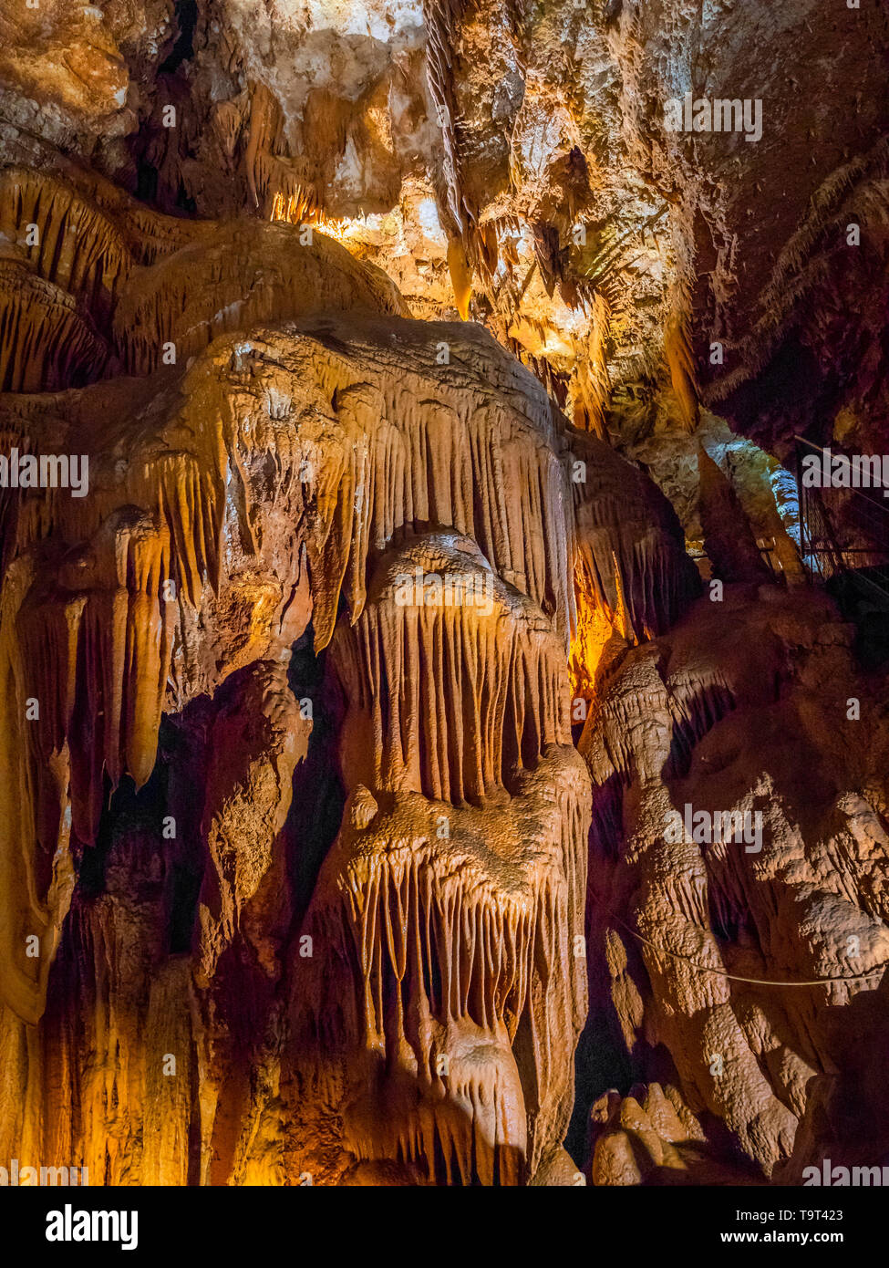 Jama Baredine, limestone cave, Nova Vas, Porec, Istrien, Croatia, Europe, Tropfsteinhöhle, Kroatien, Europa Stock Photo