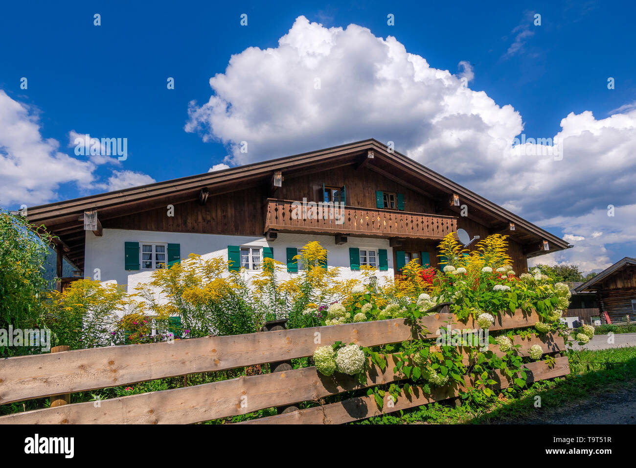 Mountain Wam near Garmisch-Partenkirchen, Werdenfelser country, Upper Bavaria, Bavaria, Germany, Europe, Wamberg bei Garmisch-Partenkirchen, Werdenfel Stock Photo