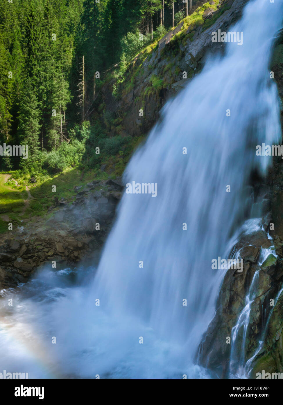 Of Krimmler waterfalls, national park high tanners, Krimml, Pinzgau, Salzburg country, Salzburg, Austria, Europe, Krimmler Wasserfälle, Nationalpark H Stock Photo