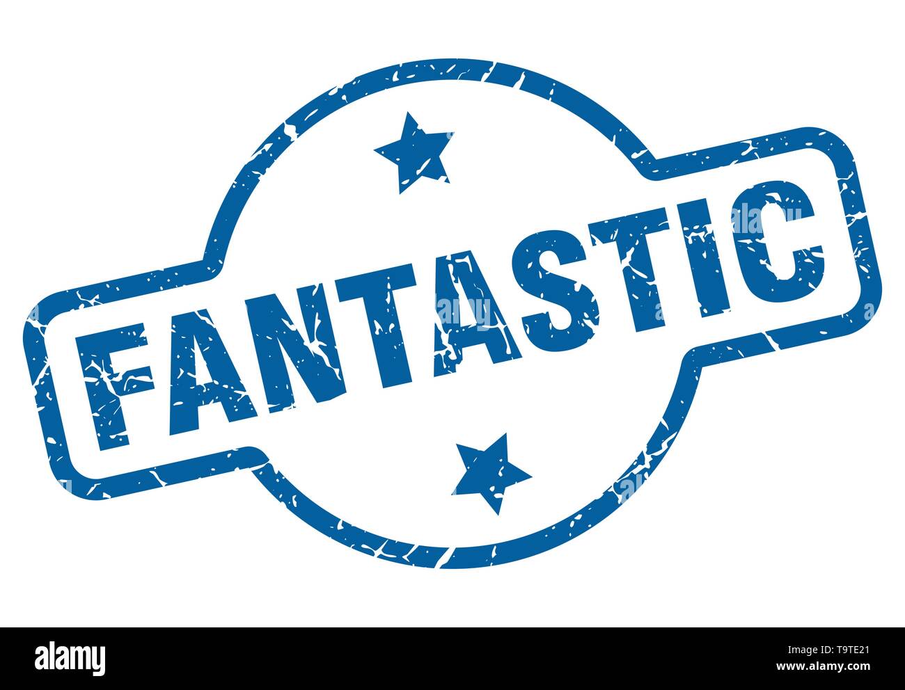 fantastic vintage stamp. fantastic sign Stock