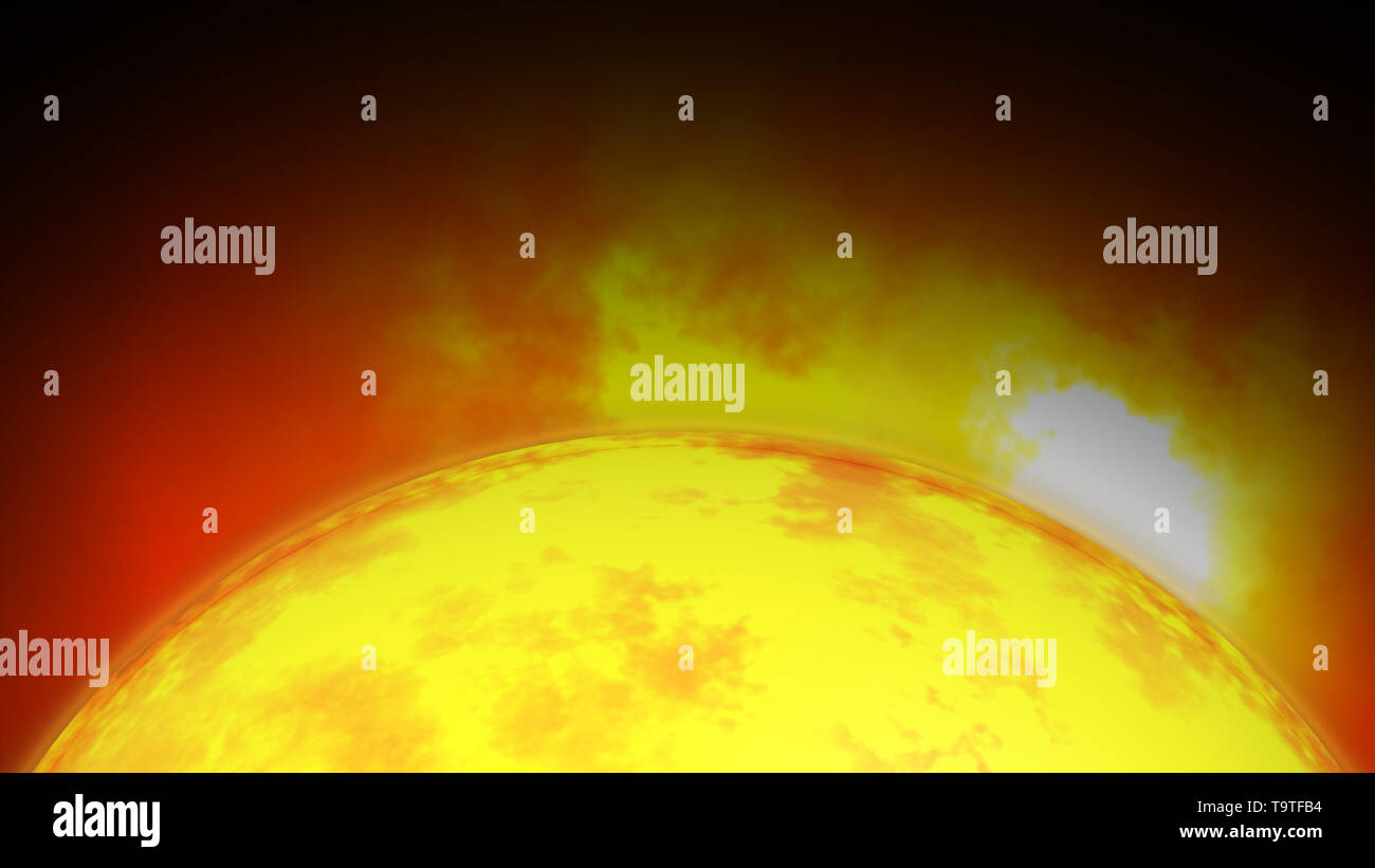 Animated solar system, 3D universeStars of planets and galaxies in this visual element decorated by NASA Stock Photo