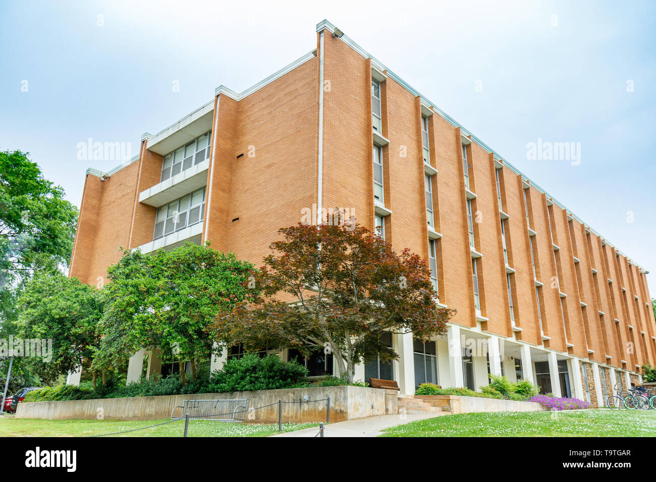 CLEMSON, SC, USA - May 3: Mauldin Hall part of Bryan Mall Community at Clemson University on May 3, 2019 in Clemson, South Carolina. Stock Photo