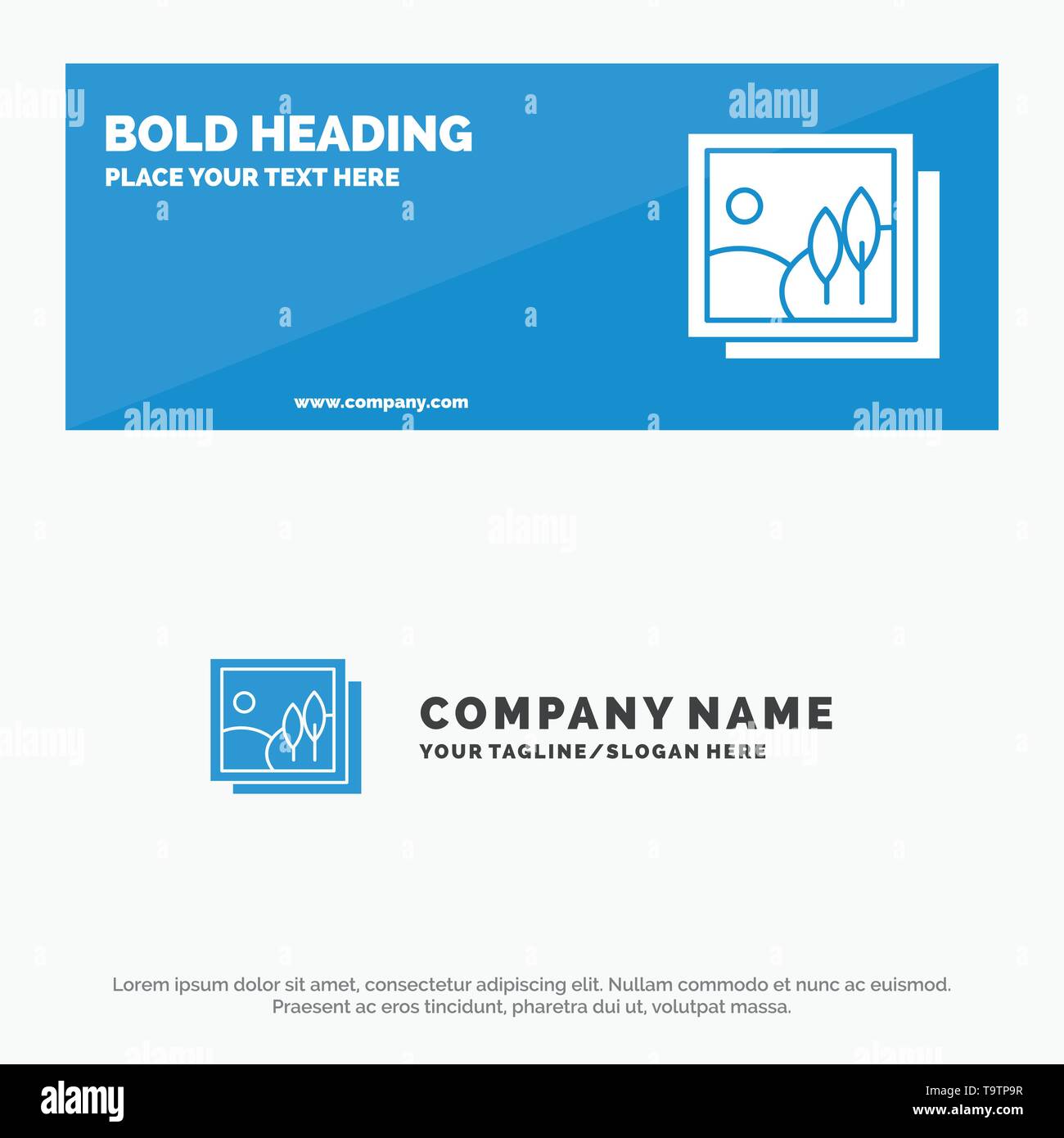 Frame Gallery Image Picture Solid Icon Website Banner And