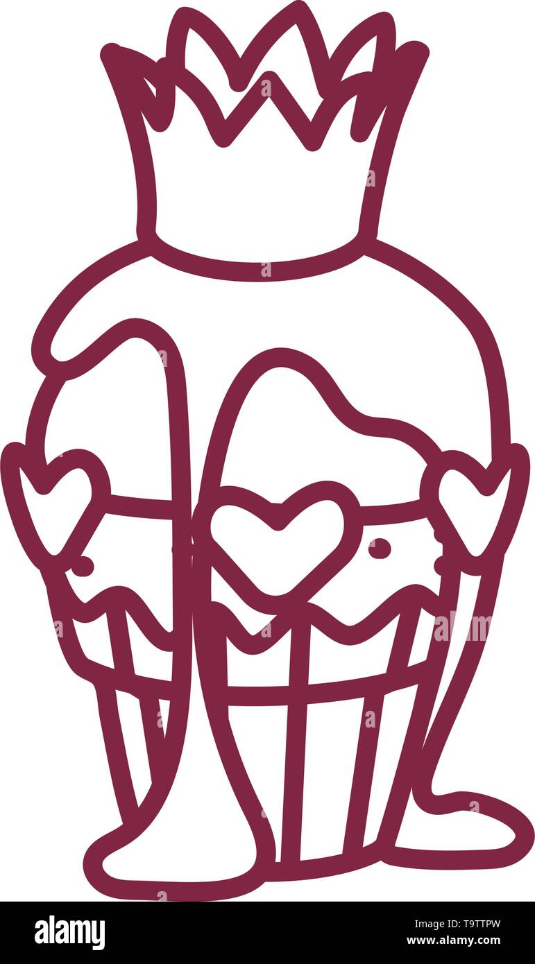 vector cute cupcake sweets coloring book page Stock Vector Image & Art